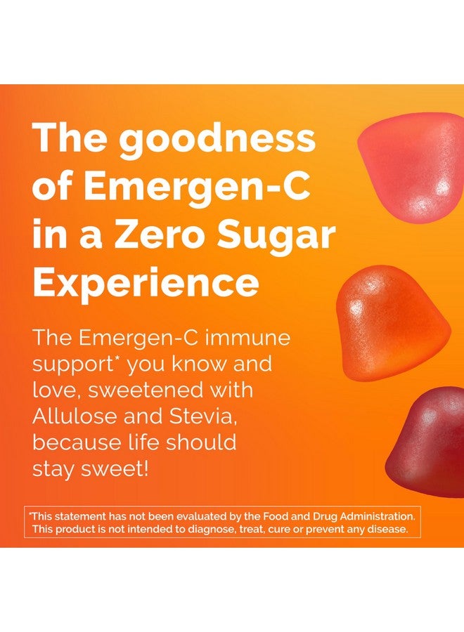 Emergen-C Zero Sugar Immune Support Adult Gummies 36 Count - Image 2