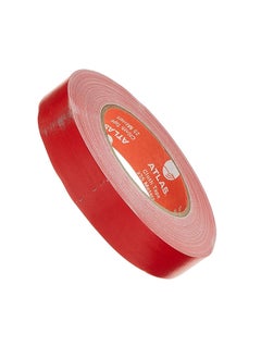 ATLAS 25-Meter Length Cloth Tape 1 Inch Wide Red Colour  - Image 2