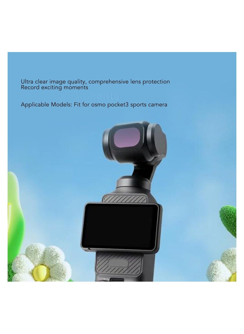 ND & CPL Filter Kit, Compatible with OSMO Pocket 3, 6 Pack ND16, CPL, Wide Angle, Macro, Streak Blue and 1/4 Black Mist Filters, HD Optical Glass, Aluminum Frame with Storage Case, Magnetic  - Image 4