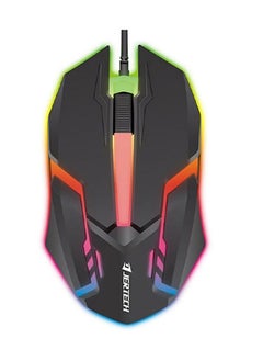 JERTECH Professional Warwick M200 LED Wired Gaming Mouse, Black  - Image 1
