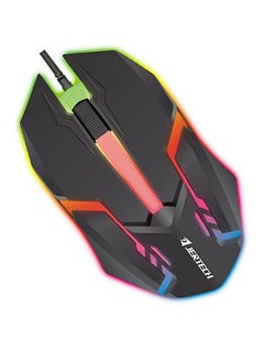 JERTECH Professional Warwick M200 LED Wired Gaming Mouse, Black  - Image 3