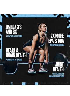 ANIMAL Omega 3, Fish Flaxseed, Salmon Oil, Herring And More, Supports Cardiovascular And Joint Health, Enhances Metabolism, 30 Day Pack  - Image 5