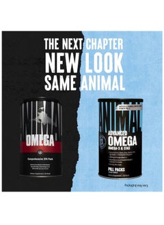ANIMAL Omega 3, Fish Flaxseed, Salmon Oil, Herring And More, Supports Cardiovascular And Joint Health, Enhances Metabolism, 30 Day Pack  - Image 2