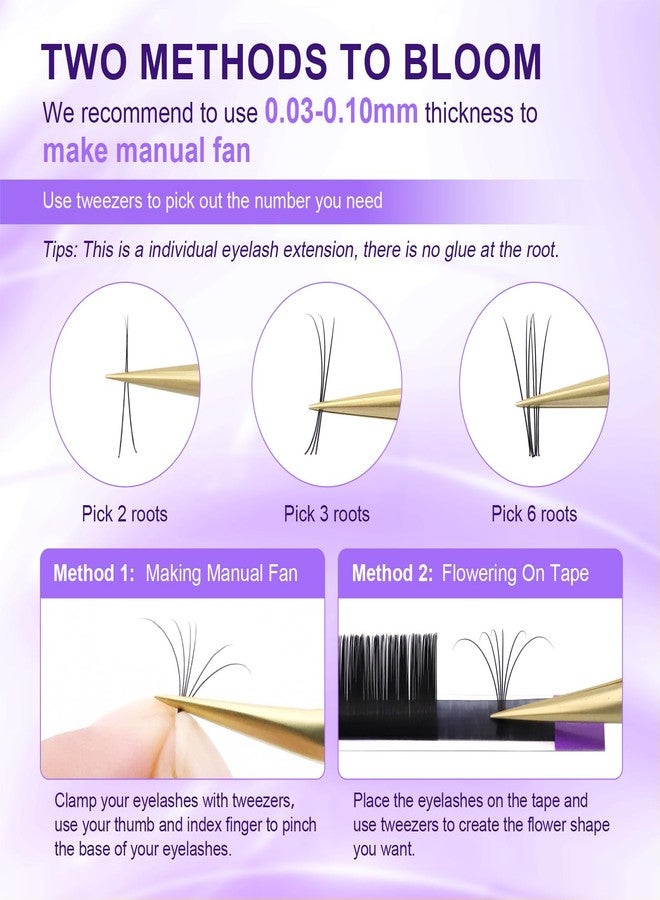NAGARAKU Eyelash Extensions Individual Lashes 0.10mm D curl 13mm Classic Matte Black Soft Professional Lash Extension 16 rows Beauty Salon Supplies - Image 4