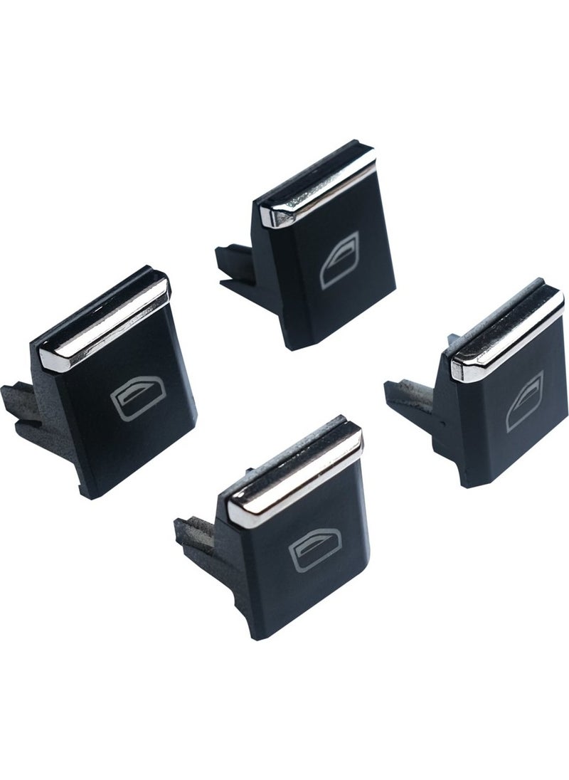 Alpha Auto Part Window Opening Button 4 Pieces Left Cover for Porsche Panamera Cayenne Macan  - Image 1