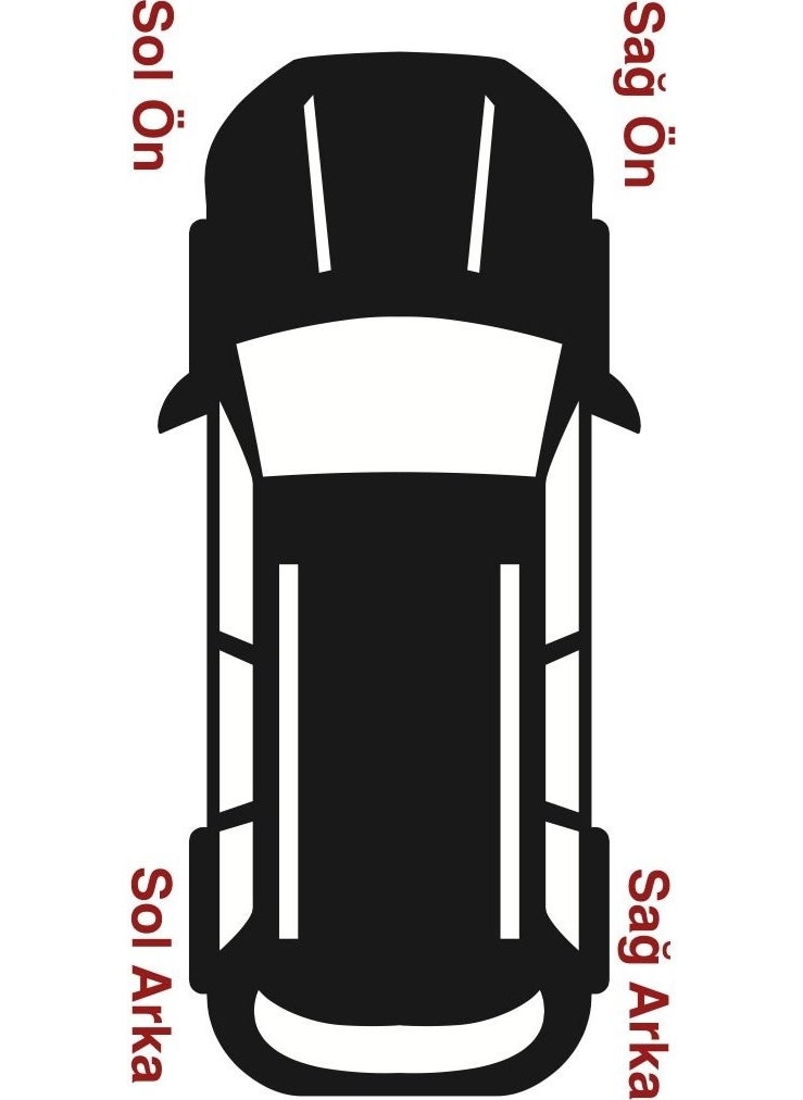 Alpha Auto Part Window Opening Button 4 Pieces Left Cover for Porsche Panamera Cayenne Macan  - Image 2