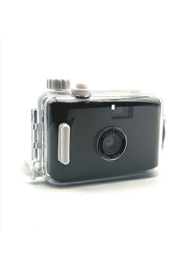 Generic Source Manufacturer 135 Retro Film Film Fool Underwater Waterproof Diving Non-polaroid Camera Customization *made In Stock-Color:Black Blue Shell  - Image 4