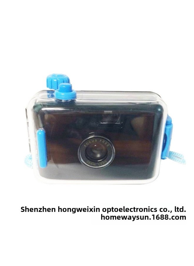Generic Source Manufacturer 135 Retro Film Film Fool Underwater Waterproof Diving Non-polaroid Camera Customization *made In Stock-Color:Black Blue Shell  - Image 1