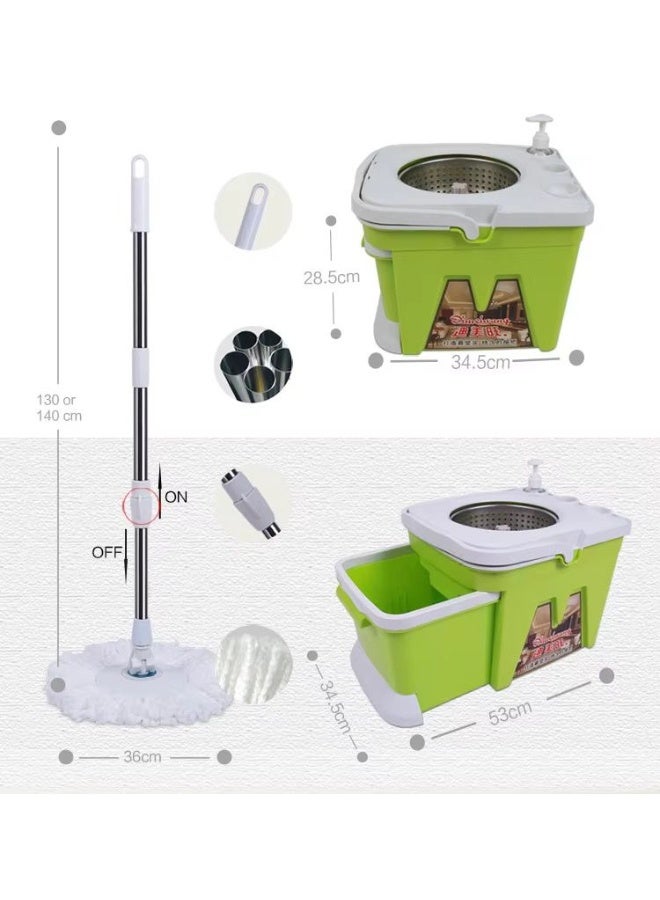 Magic Dry Compact Folding Mop Bucket – Space-Saving Portable Cleaning Bucket with Wringer - Image 1