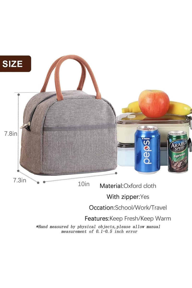 TYCOM Insulated Lunch Bag Lunch Box Large Cooler Tote Bag for Men Women and Children Double Deck Cooler for Office and Picnic  - Image 2