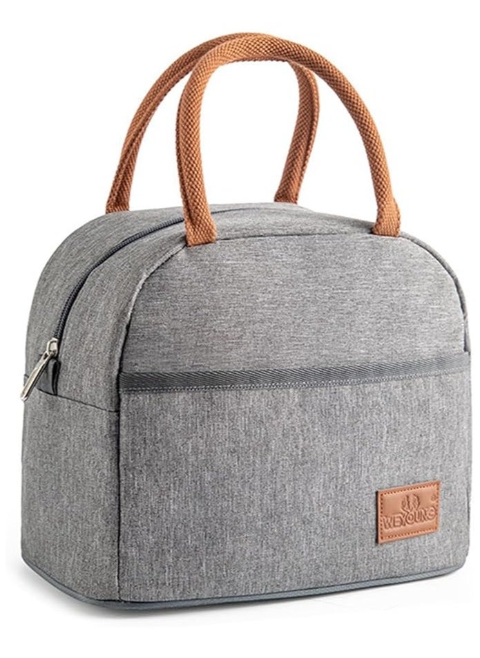 TYCOM Insulated Lunch Bag Lunch Box Large Cooler Tote Bag for Men Women and Children Double Deck Cooler for Office and Picnic  - Image 1