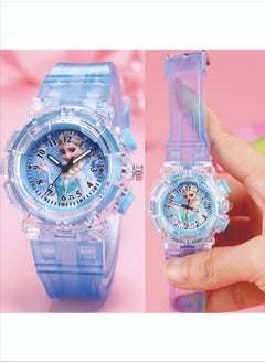 Sharpdo Suitable For 5-12 Yyear Old Kids Frozen Elsa Analog Quartz Watch Colorful Luminous Cartoon Watch for Boys Girls Frozen Watch Princess Analogue Classic Quartz Watch  - Image 5