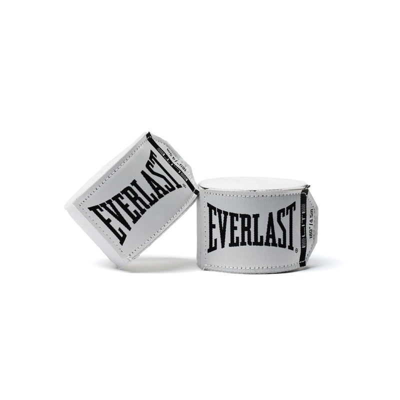 Elite 180” Hand Wraps - Breathable Nylon-Polyester, Hook & Loop Closure, Wrist & Knuckle Protection, Wear Under Boxing or Training Gloves
