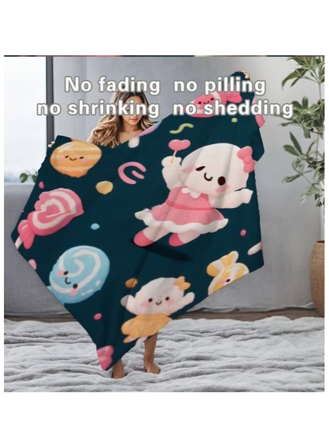 general Children's or student cartoon flannel thin blanket (warm and comfortable, suitable for sleep, games) 100cm*150cm - Image 5