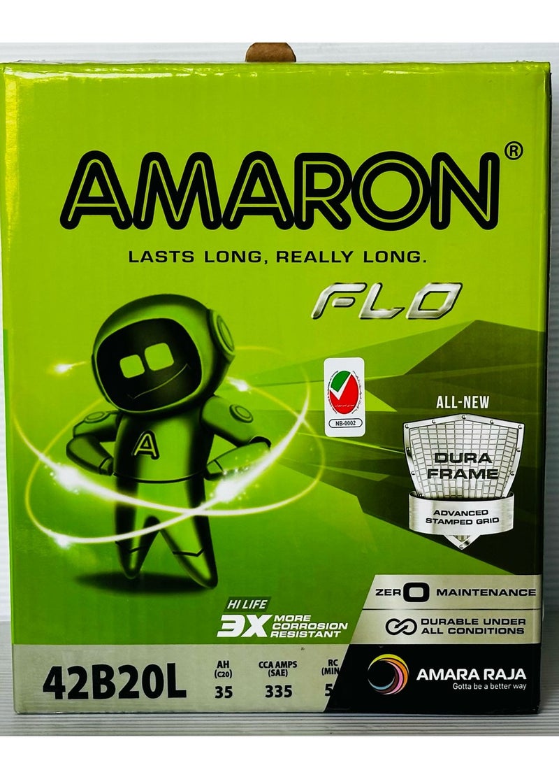 Amaron Car Battery 12V 35AH NS40ZL - Image 1