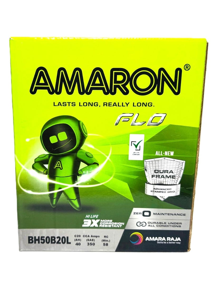أمارون بطارية سيارة 12 فولت 40 أمبير NS40ZL / 50B20L - Image 1
