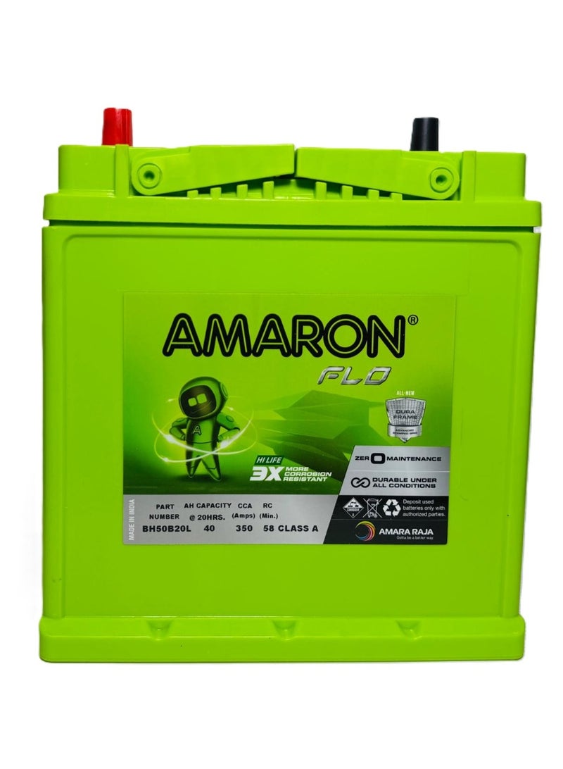 أمارون بطارية سيارة 12 فولت 40 أمبير NS40ZL / 50B20L - Image 2
