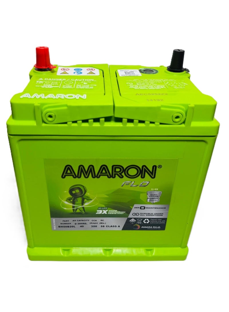 أمارون بطارية سيارة 12 فولت 40 أمبير NS40ZL / 50B20L - Image 3