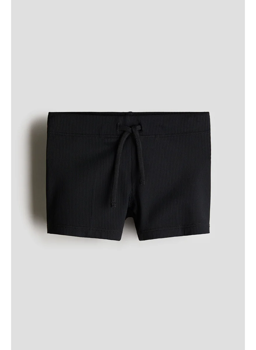 اتش اند ام Ribbed Swimming Trunks