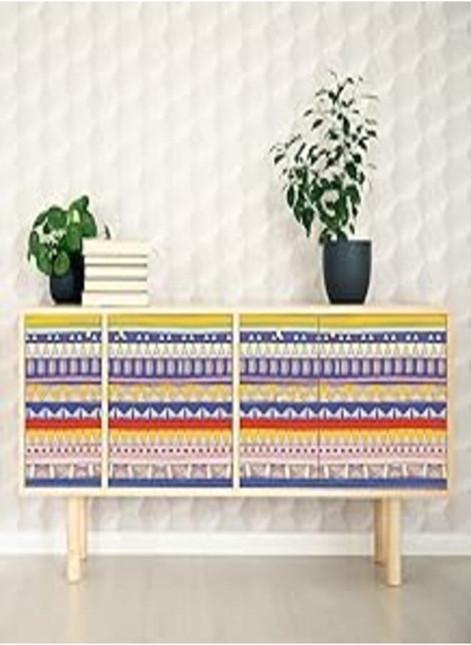 Generic Decorative furniture sticker-Lingala (4pieces 30x100cm per piece) 