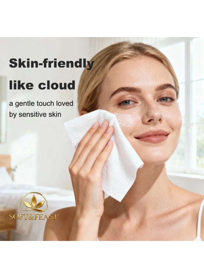 Her Diary 2-Ply Ultra Soft Facial Tissues, 10 Packs (8+2 Bonus) with 200 Sheets, Gentle & Strong Tissues - Image 4