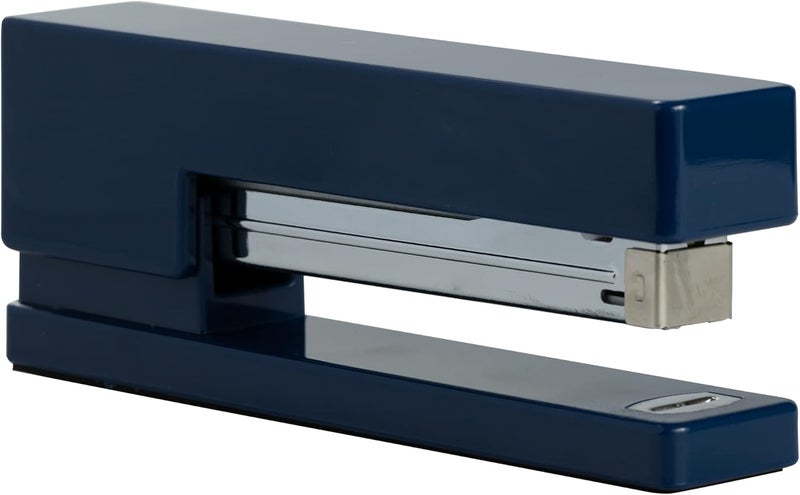 JAM Paper Modern Desk Stapler - Navy Blue - Sold Individually - Image 1