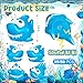 KFPPLXQ 25 Pcs Rubber Sharks for Kids Bulk Squirting Shark Bath Toys Cute Small Squeak Sharks Party Favors Summer Bathtub Toy for Birthday Shower Classroom Pool Party Favors - Image 4