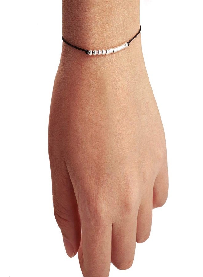 Suyi 30th Birthday Gifts for Women Morse Code Bracelet Sterling Silver Bracelet Birthday Jewelry 30 Birthday Gift Ideas for Her 30 - Image 2