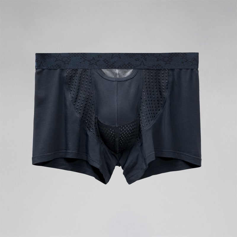 Mens Scrotal Support Ice Silk Underwear Grey  - Image 1