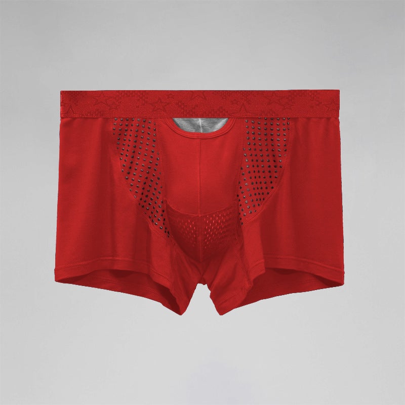 Mens Scrotal Support Ice Silk Underwear Grey  - Image 3