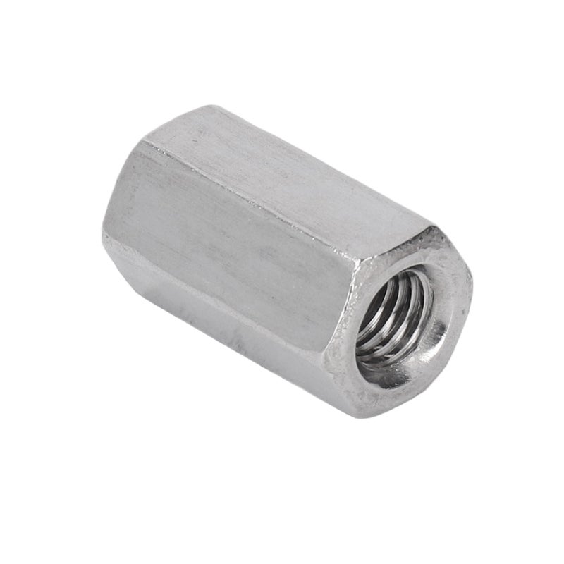 10Pcs Coupling Nut 304 Stainless Steel Rod Connector Nut Hex M8 Fastener for Househole - Image 2
