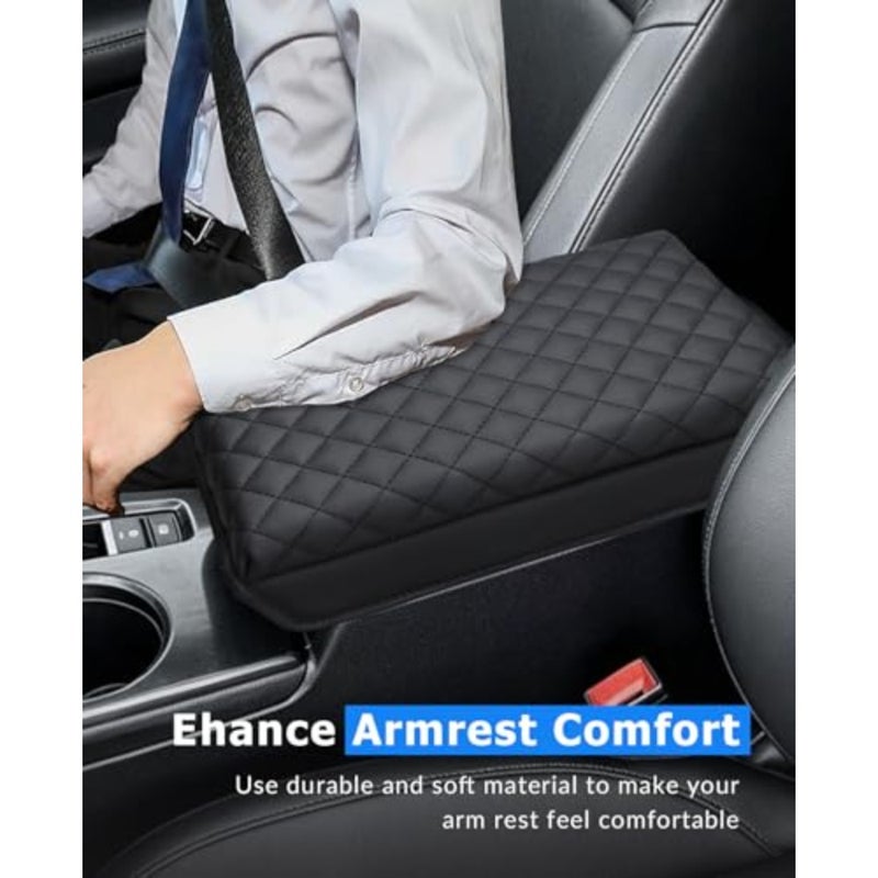 Car Center Console Armrest Cover for 2025 2026 Honda Civic Accessories 2022 2023 2024 Sedan Hatchback Leather Interior Arm Rest Console Lid Protector Seat Elbow - Image 5