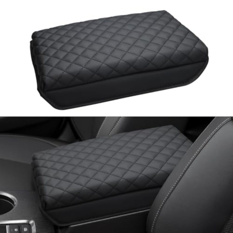 Car Center Console Armrest Cover for 2025 2026 Honda Civic Accessories 2022 2023 2024 Sedan Hatchback Leather Interior Arm Rest Console Lid Protector Seat Elbow - Image 1