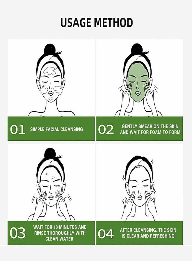 AUREUS Avocado Face Mask Avocado Centella Foam Bubble Facial Mask for Deep Cleansing Face Pack, Remove Dark Circles, Pore Minimizer, Pimples Blackhead Remover Foam Mask for All Skin Type 12PCS - Image 2