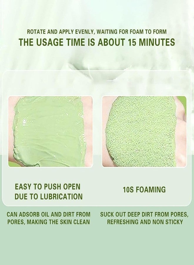 AUREUS Avocado Face Mask Avocado Centella Foam Bubble Facial Mask for Deep Cleansing Face Pack, Remove Dark Circles, Pore Minimizer, Pimples Blackhead Remover Foam Mask for All Skin Type 12PCS - Image 5