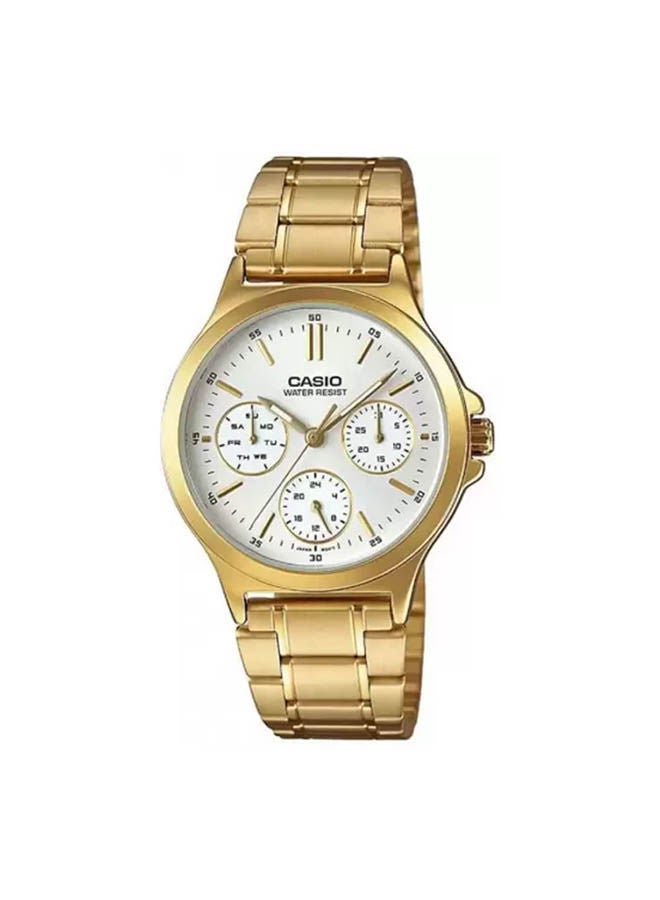 كاسيو ساعة يد من ستانلس ستيل كرونوغراف LTP-V300G-7AUDF - Image 1