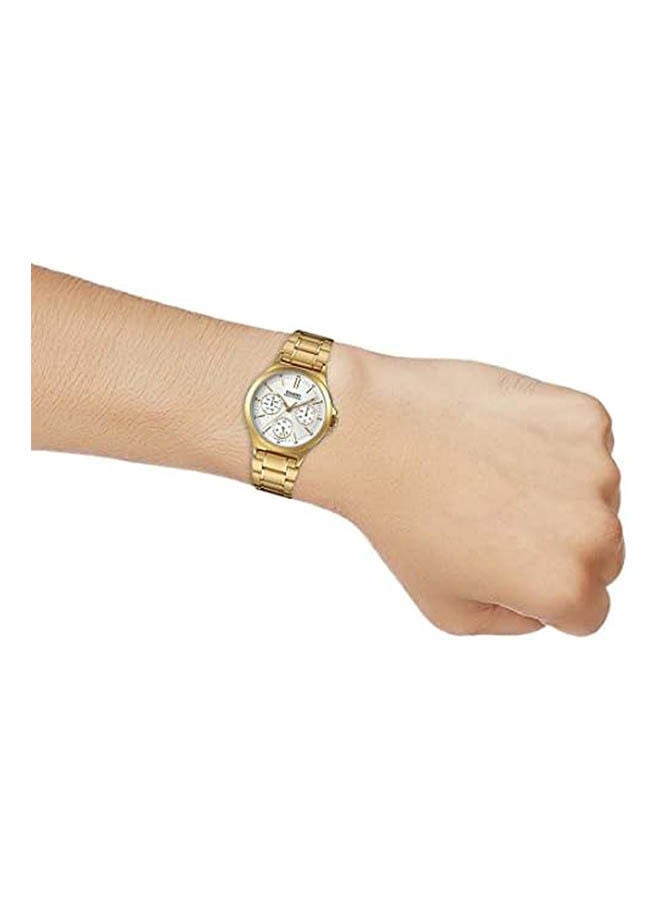 كاسيو ساعة يد من ستانلس ستيل كرونوغراف LTP-V300G-7AUDF - Image 2