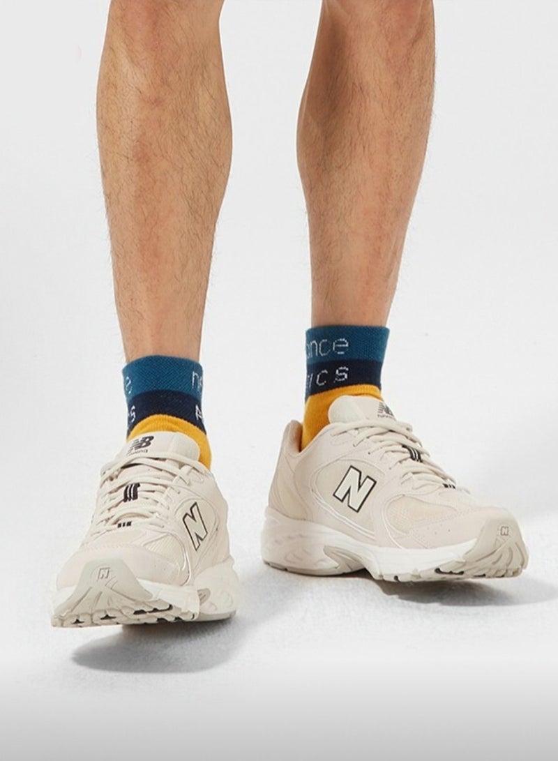 New Balance 530 Casual Colorblock Sneakers Moonlight Beige - Image 5