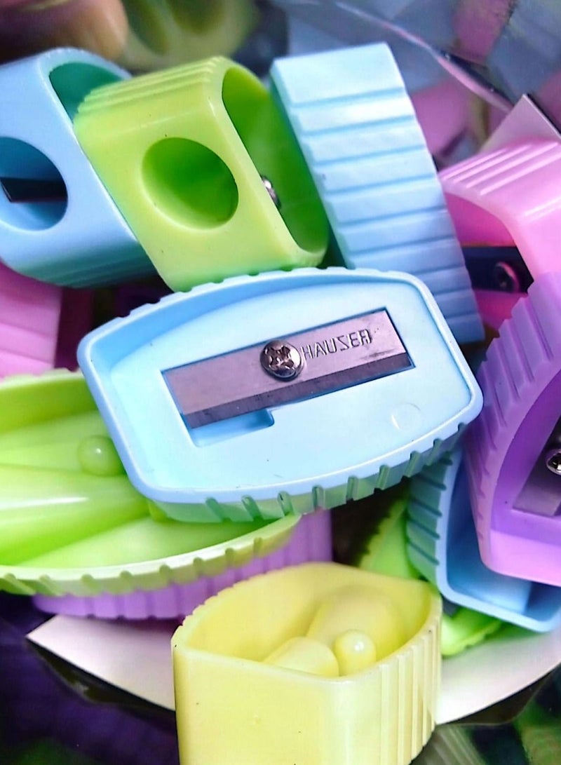 Flamingo 32Pieces Oval Pastel Pencil Sharpners - Image 1