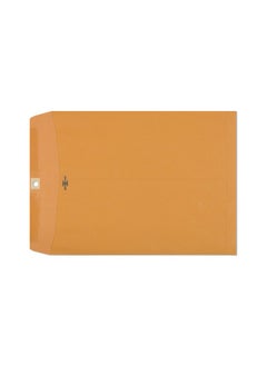 EnDoc Clasp Envelopes 10X13 Inch Brown Kraft Catalog Envelopes With Clasp Closure & Gummed Seal 28Lb Heavyweight Paper Envelopes For Home Office Business Legal Or School 15 Pack 10X13 Brown Kraft  - Image 4