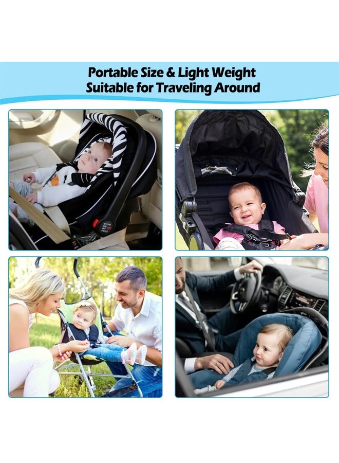 الدليبن وسادة سفر للأطفال للرأس والرقبة، وسادة دعم مطورة للأطفال، وسادة سفر ناعمة من القطن البولي بروبيلين، وسائد رقبة للأطفال لمقعد السيارة وعربة الأطفال أثناء السفر، للأطفال حديثي الولادة من عمر 0 إلى سنة، لعربة الأطفال ومقعد السيارة والسفر (دب) - Image 5