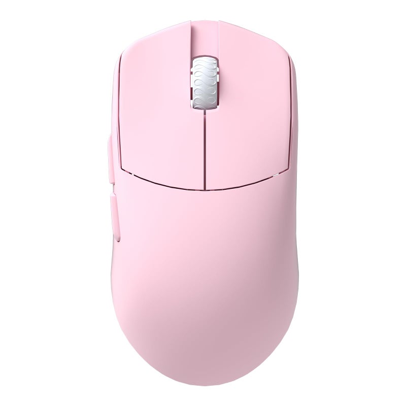 Lamzu Maya X Wireless Gaming Mouse, Ultra Lightweight 47g, Optical Switch, Maximum 30000 DPI, Symmetrical, MCU Nordic 52840, Dust-Proof Encoder, PAW3950 Sensor(Larger Maya) (Pink) - Image 3