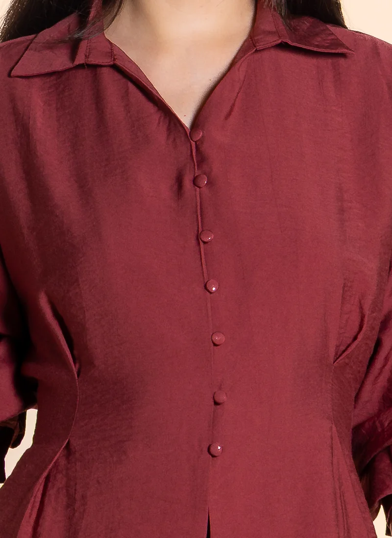 SHAPES DETAILED BACK KNOT TOP SET