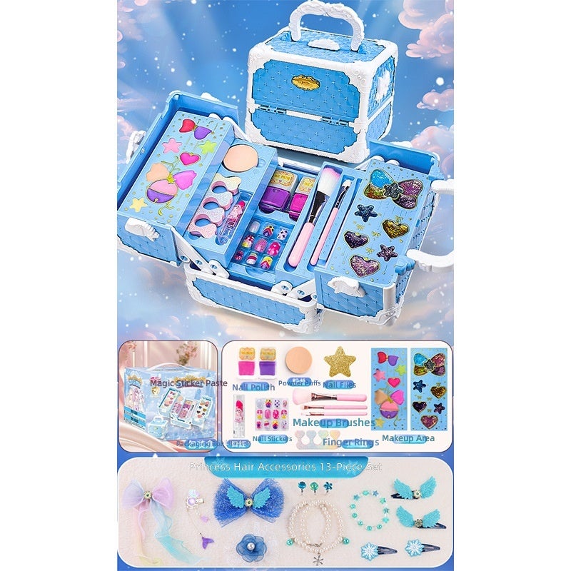 Frozen Dream Suitcase + 13pcs Acc. with Magic Wand