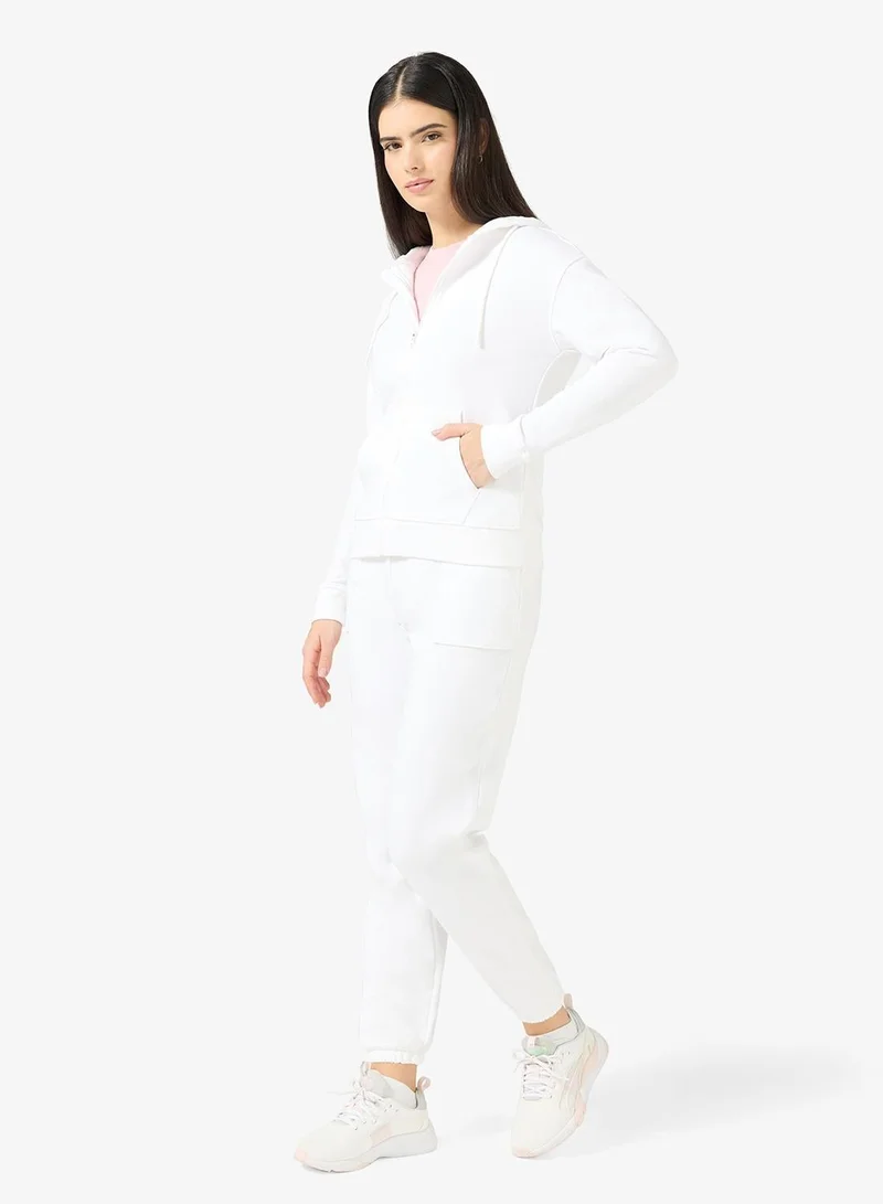 Sun and Sand Sports White Women's Classic Hoodie for Women | Best Price UAE
