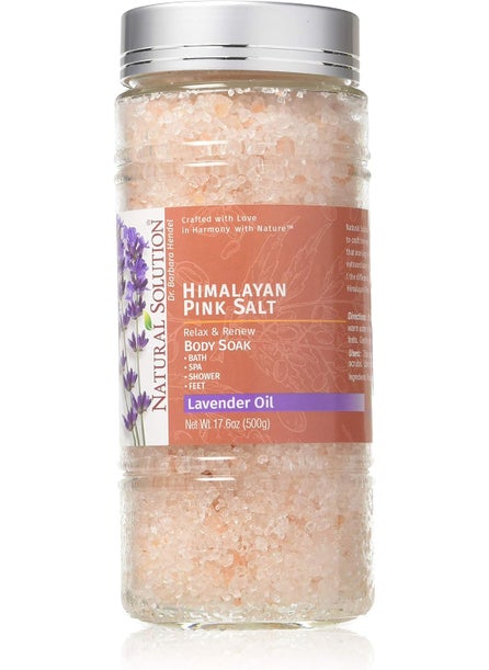 Natural Solution Bath Salt Organic Joint  Muscle Relief with Lavender Oil Foot Soak  3 lbs