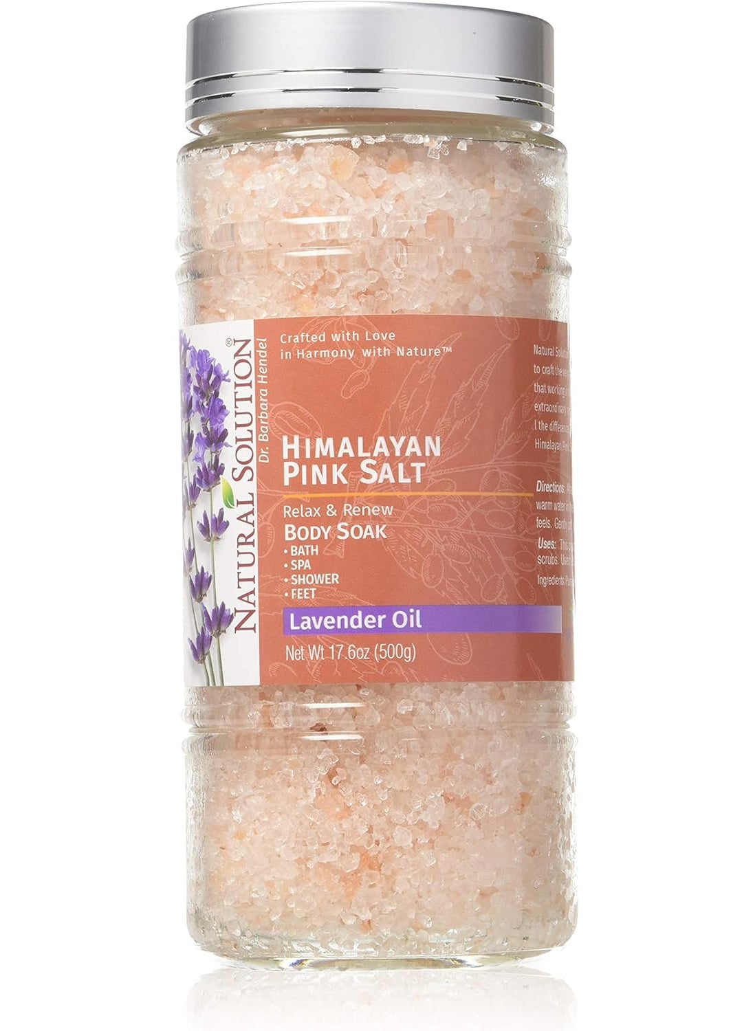 Natural Solution - Natural Solution Bath Salt Organic Joint  Muscle Relief with Lavender Oil Foot Soak  3 lbs - Image 1