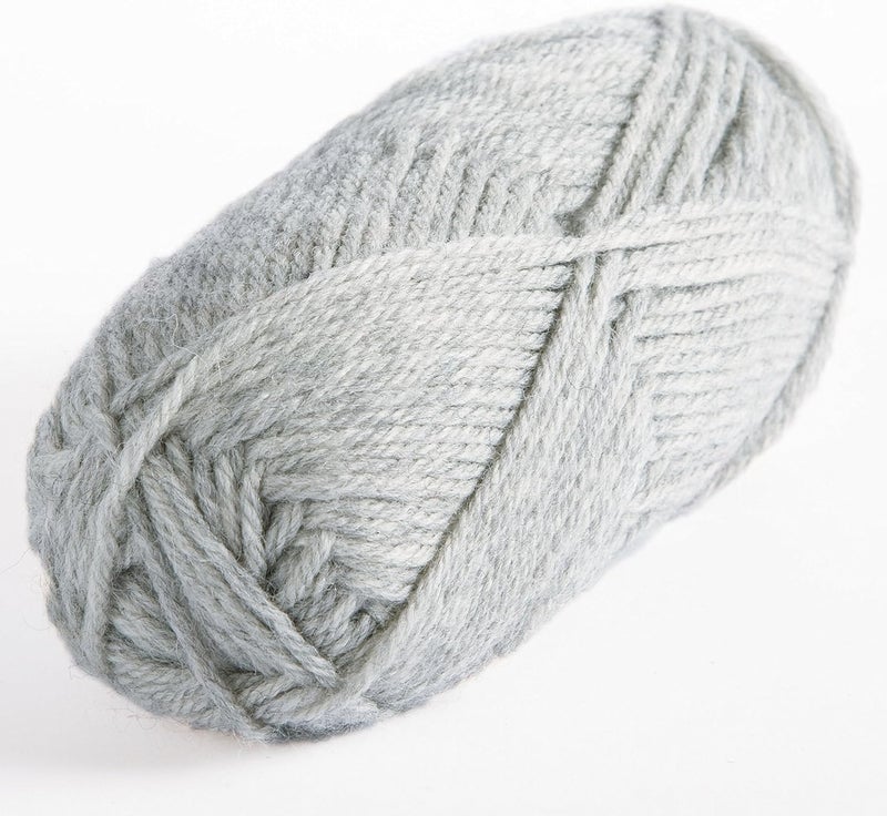 KnitPicks Wool of The Andes Worsted Weight 100% Wool Yarn Gray (1 Ball - Dove Heather) - Image 1