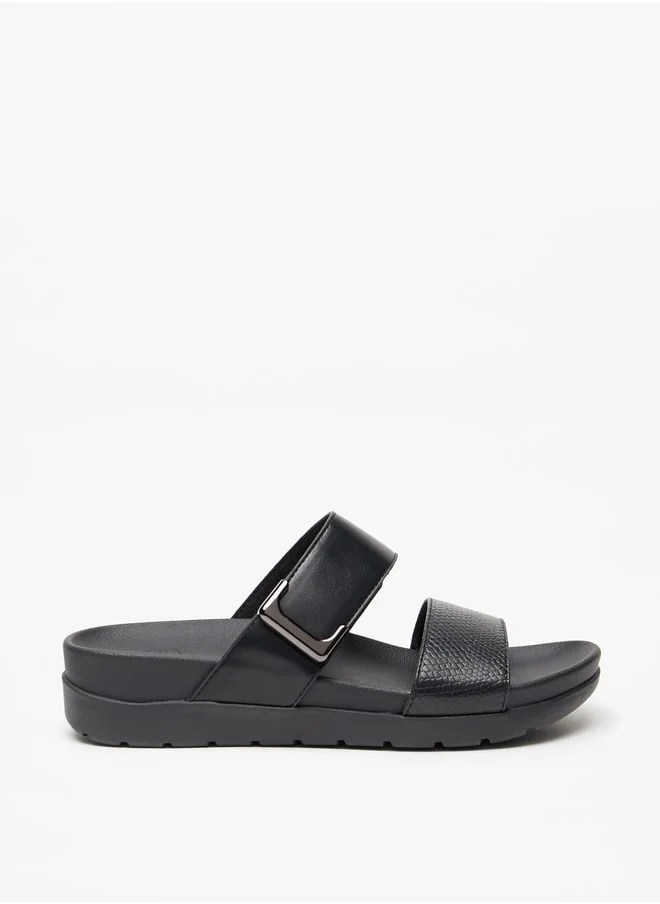 Le Confort Women's Textured Slip-On Sandals