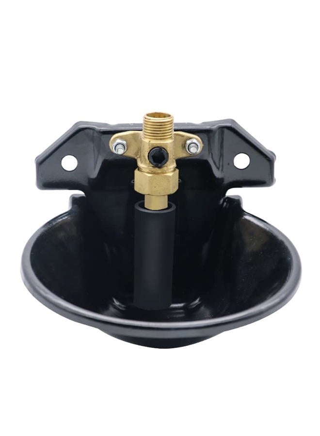 Abustle pig Metal Sheep Automatic Water Drinking Bowl, Thickened Steel Automatic Goat Waterer Fountain with Copper Valve Touch Switch,Farm Water Drinking Equipment - Image 4
